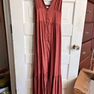 Abercrombie & Fitch Terracotta Maxi Dress